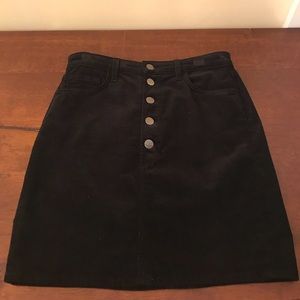 NWOT J Brand Rosalie Button Front Skirt